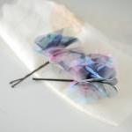 Blue Watercolors. Hairpin S..
