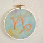 Capricorn Astrology Embroid..